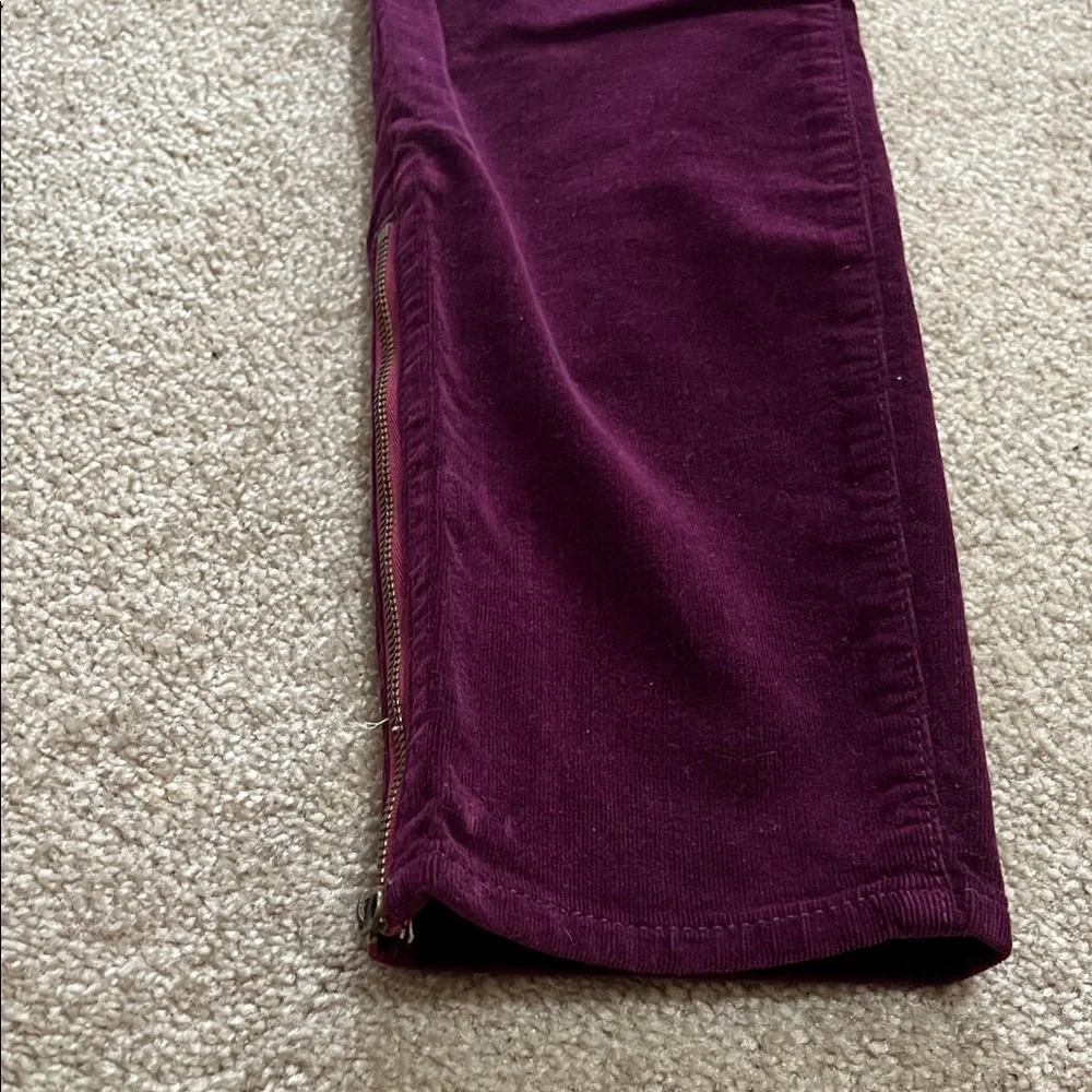 Pilcro Purple Corduroy Jeans - Picture 3 of 8